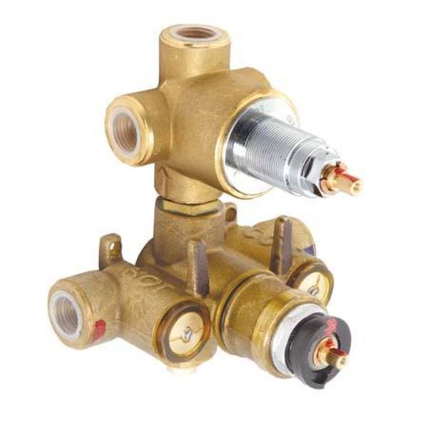 Newport Brass Luxtherm® 1/2 Thermostatic Rough-In (3 Port Shared) in No Finish 1-743